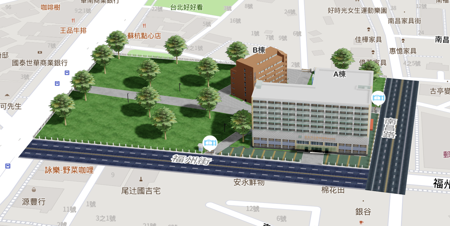 合作醫療院區 場域空間模型
