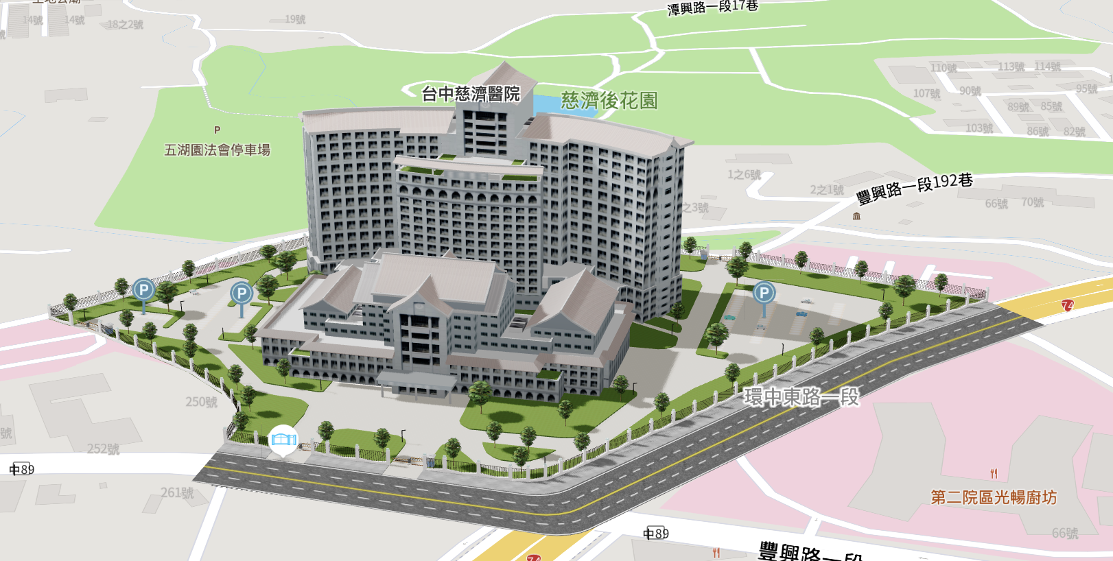 台中慈濟醫院 場域空間模型
